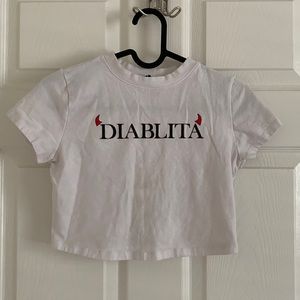 Windsor “Diablita” crop top. Size Medium.